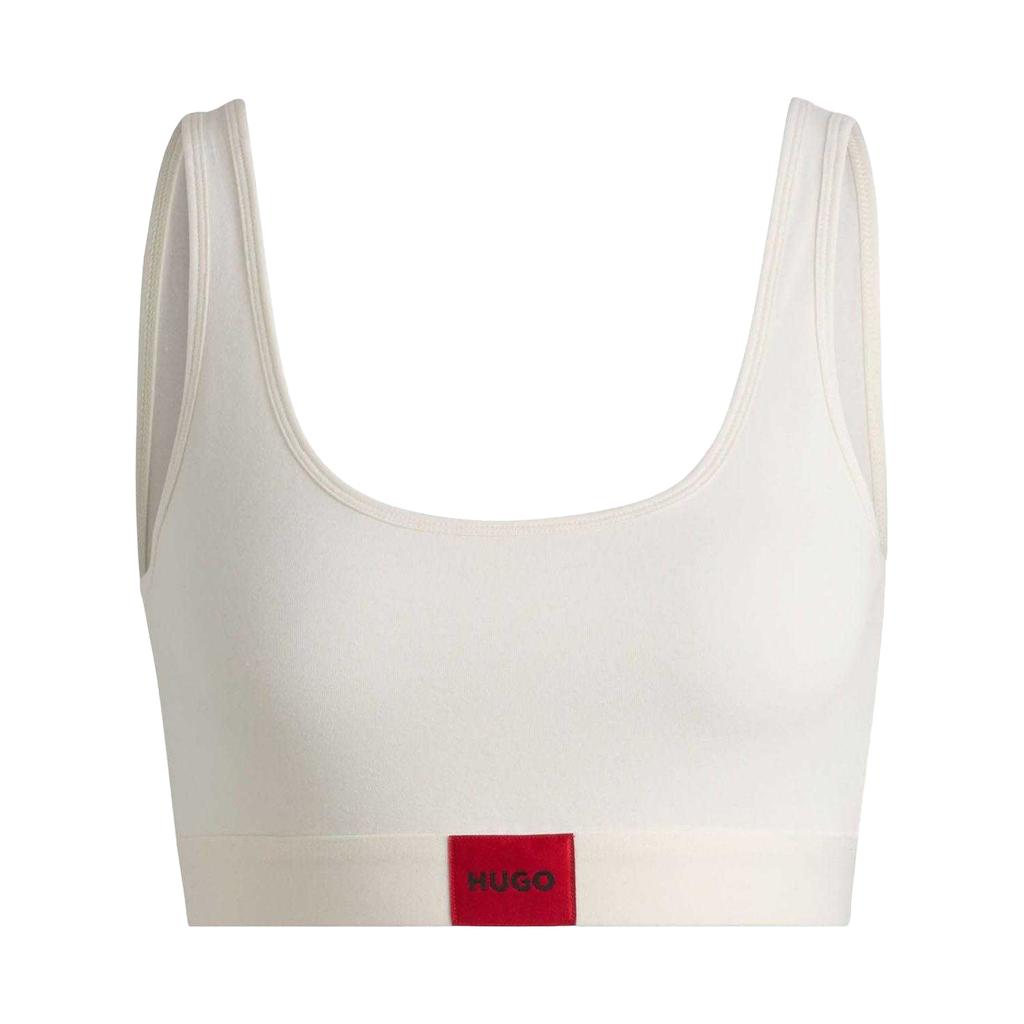 Hugo Womens/Ladies Logo Cotton Stretch Bralette