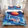 3pcs Basketball Hoop Bedding Set, Includes 1 Comforter + 2 Pillowcases, Without Pillow Inserts, Soft Comfortable, Lightweight Breathable, Pr