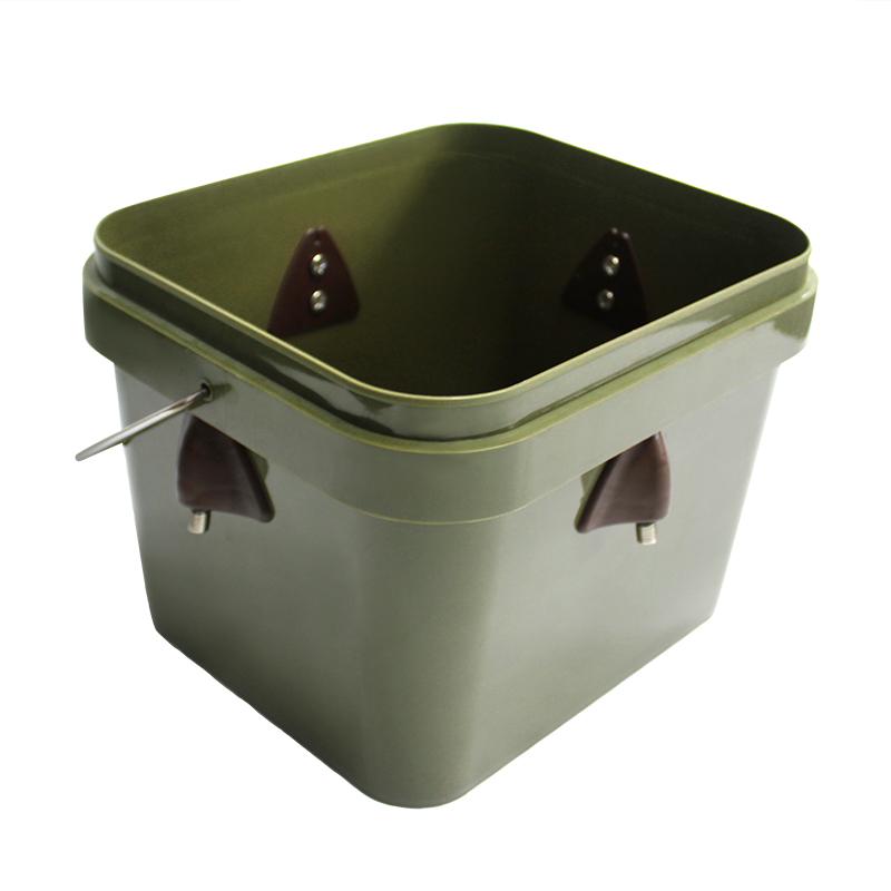 4st Karpfisketillbehör Fyrkantig hink Spod Adapterplattor Fiskedrag Boilies Pellets Bete Verktyg Metod Matningsredskap