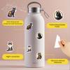 35-70pcs Lifelike Cat Stickers Cute Meow Style Graffiti Waterproof Decoration Diy Luggage Computer Phone Skateboard Sticker