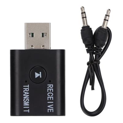 2'si 1 arada Bluetooth Verici ve Alıcı Taşınabilir Kablosuz o TV Araba Ev Stereo Adaptörü