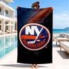 Ny Islanders Pride Strandtuch, Superweiche Mikrofaser, Perfektes Geschenk für Sie/Ihn, Geburtstag, für Pool, Strand, Reisen, Dekoration Strandparty