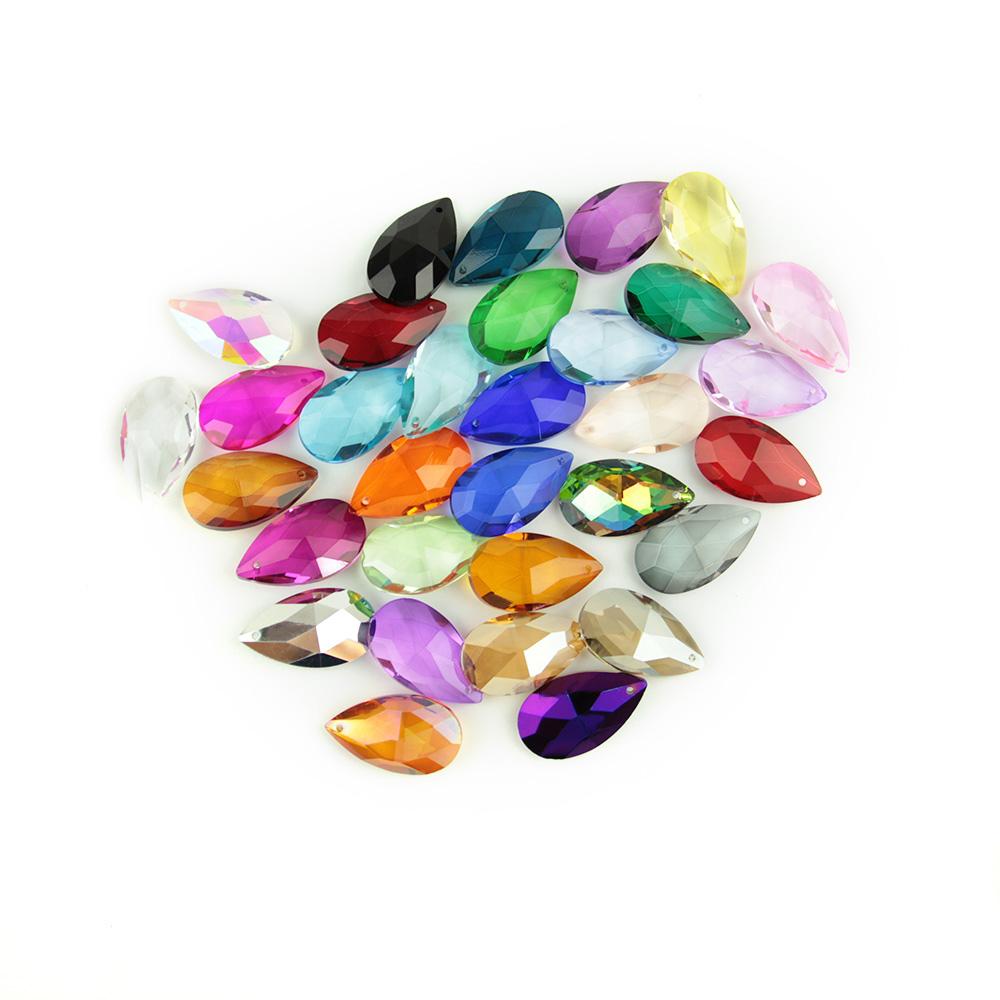 50Mm Tear Drop Crystal Lighting Pendants Glass Ceiling Chandeleir Parts Beads Garland Strand Accessories Wedding Party Decor