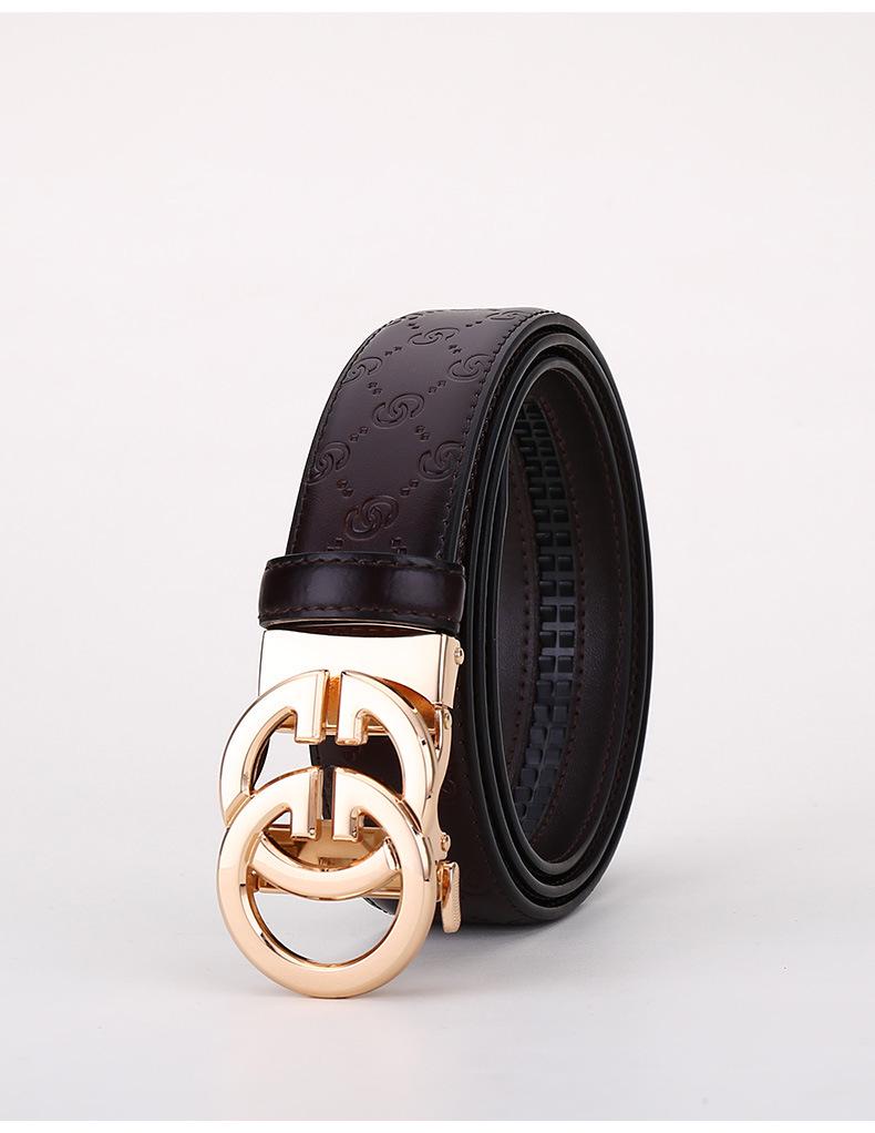 Hochwertiger Herren-Automatikgürtel - Zweilagiges Premium-Rindsleder für Freizeit & Business