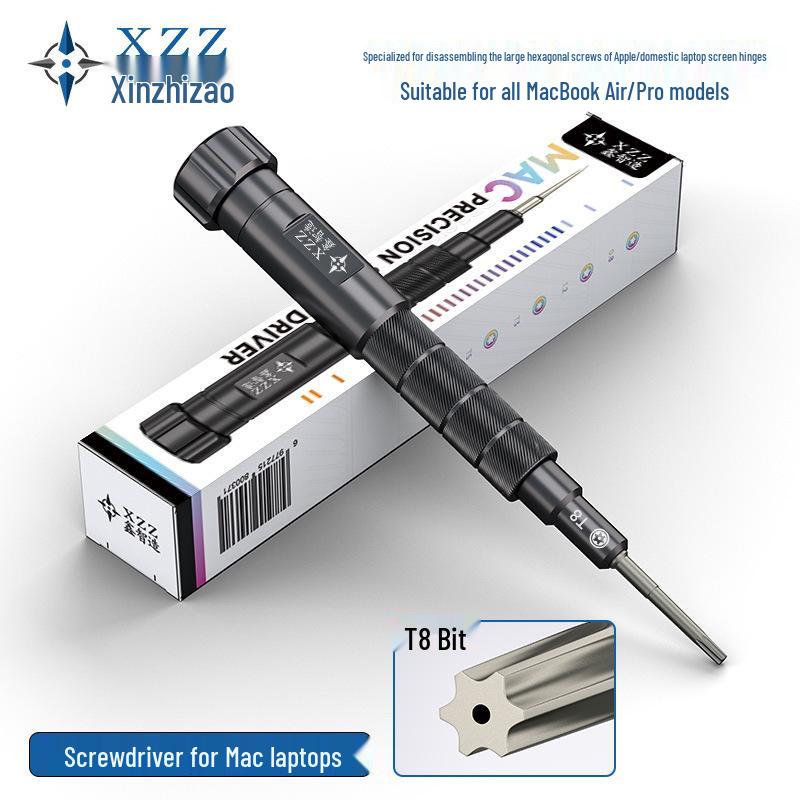 Premium Precision Screwdriver for MAC Laptops - Five-Star/T3/T5, Extra Hard S2 Steel. Standard