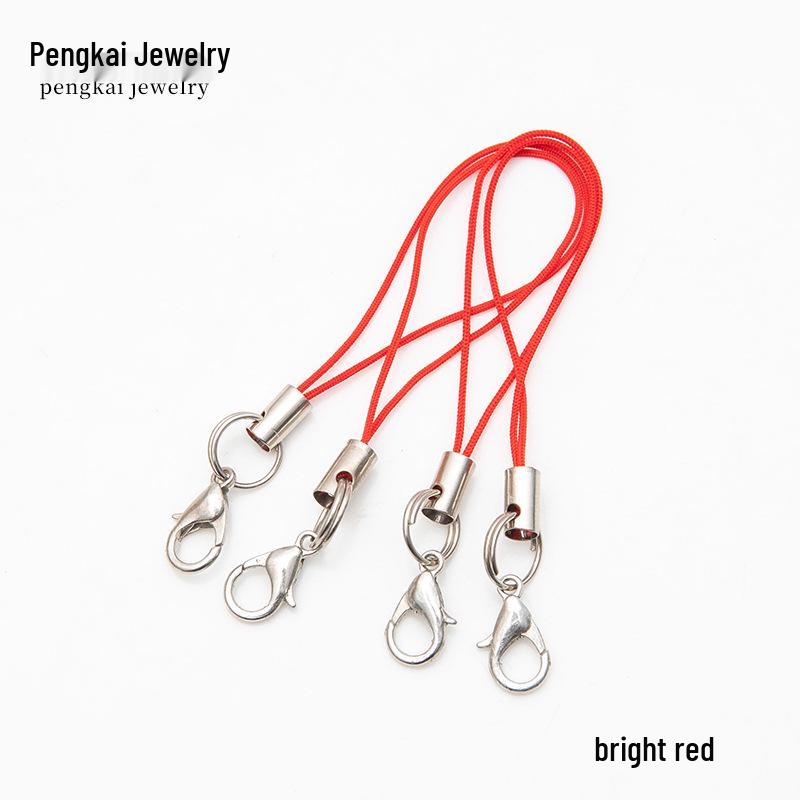 DIY šperky doplňky: 303 Karabina s dvojitým kroužkem šňůrka na mobilní telefon