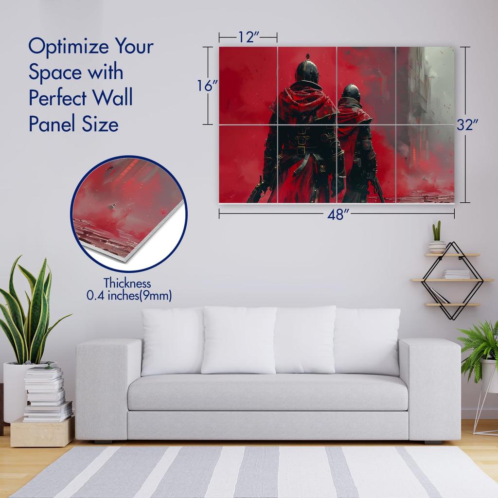Wall Art Acoustic Soundproof Absorption Ideal for Game Decorative Absorption Noise and Echo Cancellation for Stylish Performance PINWELIFE® Panel,