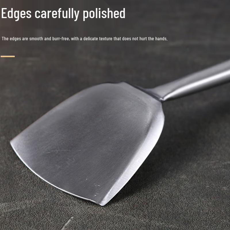 FATTBAO Stainless Steel Wok Spatula and Serving Ladle