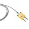 Abgastemperatur-Thermoelement mit freiliegender Spitze & K-Typ-Stecker, 1 Meter Länge, 0-1250 ℃, Langlebig