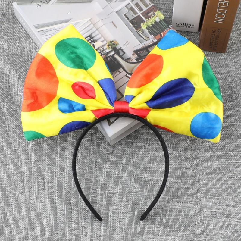 Adult Kids Prom Party Clown Dress Up Props Oversized Butterfly Bow Tie Clown Tie Headgear