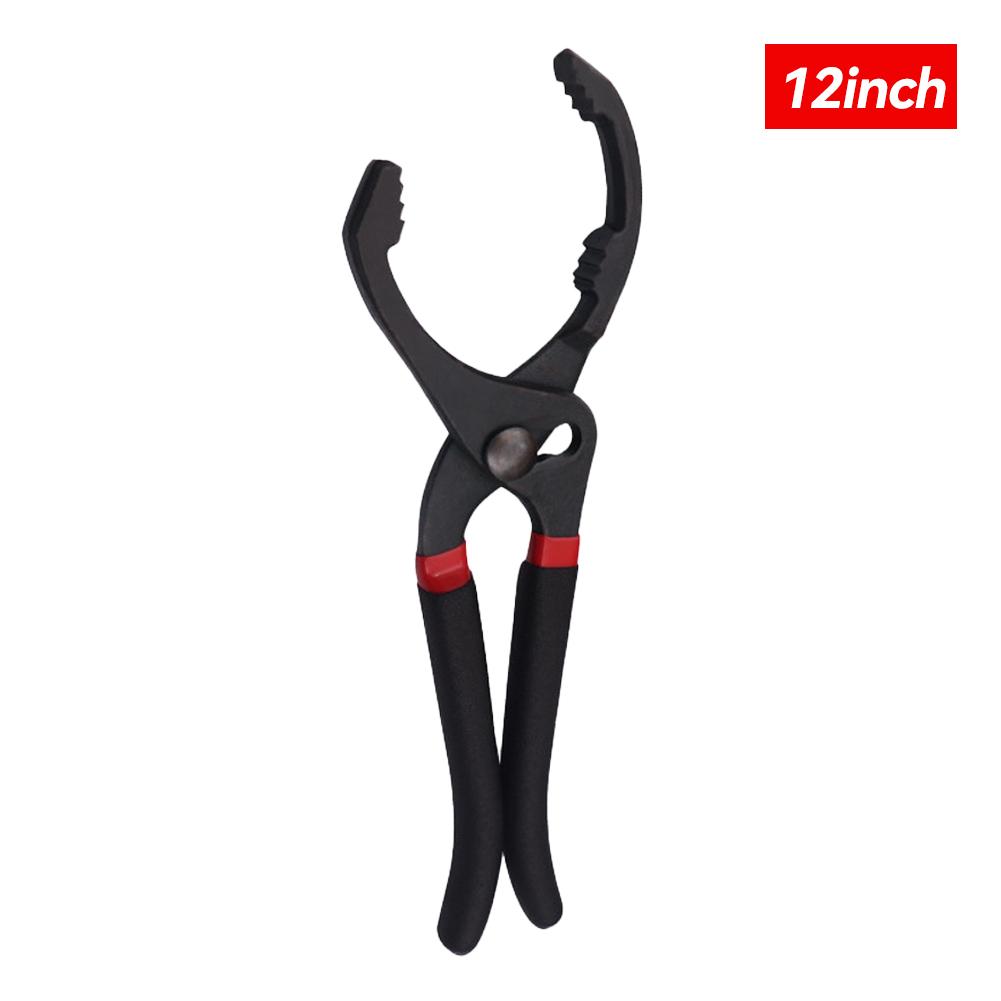 

10 /12 регулируемый ключ для автомобильного масляного фильтра для снятия фильтров двигателя, фитингов трубопроводов, ручной инструмент для технического обслуживания и ремонта транспортных средств 12inch