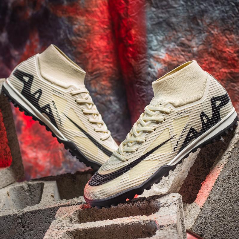 Original New Men Soccer Shoes Indoor Professional Society Cleats Football Shoes Grass Training TF/FG Fast  Football Field Boots