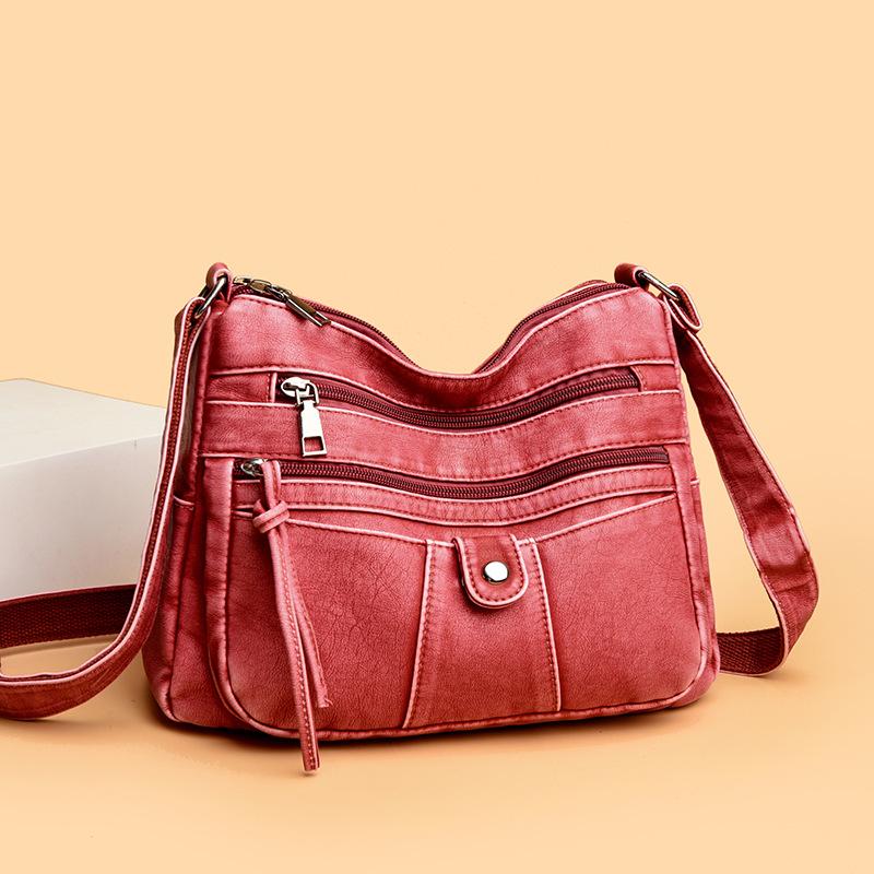 New women's fashion shoulder bag simple casual women's bag shoulder oblique span bag mother casual bag