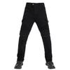 Elastic Denim Military Green Motorcycle Racing Pants - Summer Cycling & Anti-Fall Rider Gear for Men