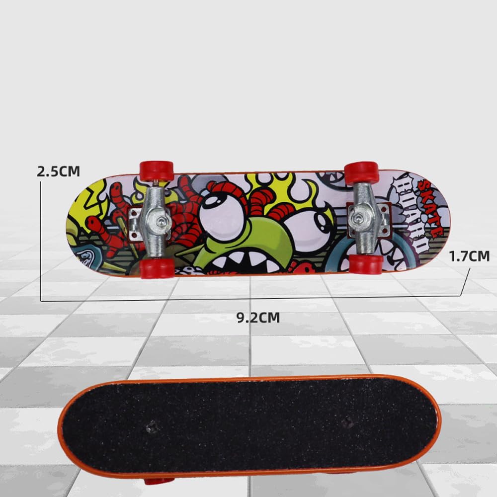 TIYEP Tabletop Toy Mini Skateboard Skateboard Mini Toy Finger Training