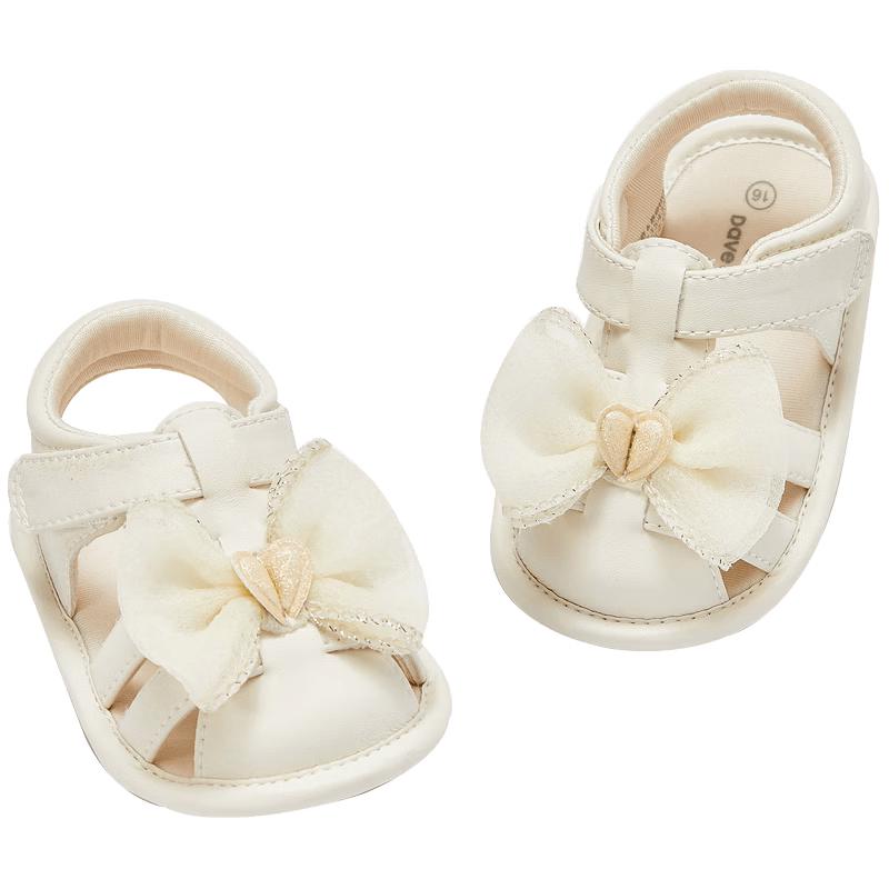 DAVE & BELLA Baby Girl Summer Pre-walker Princess Shoes 18 шампанского