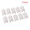 10Pcs Led Fluorescent Connector Joint Unit For T5 T8 Tube Lamp 2 Pins 3 Pins