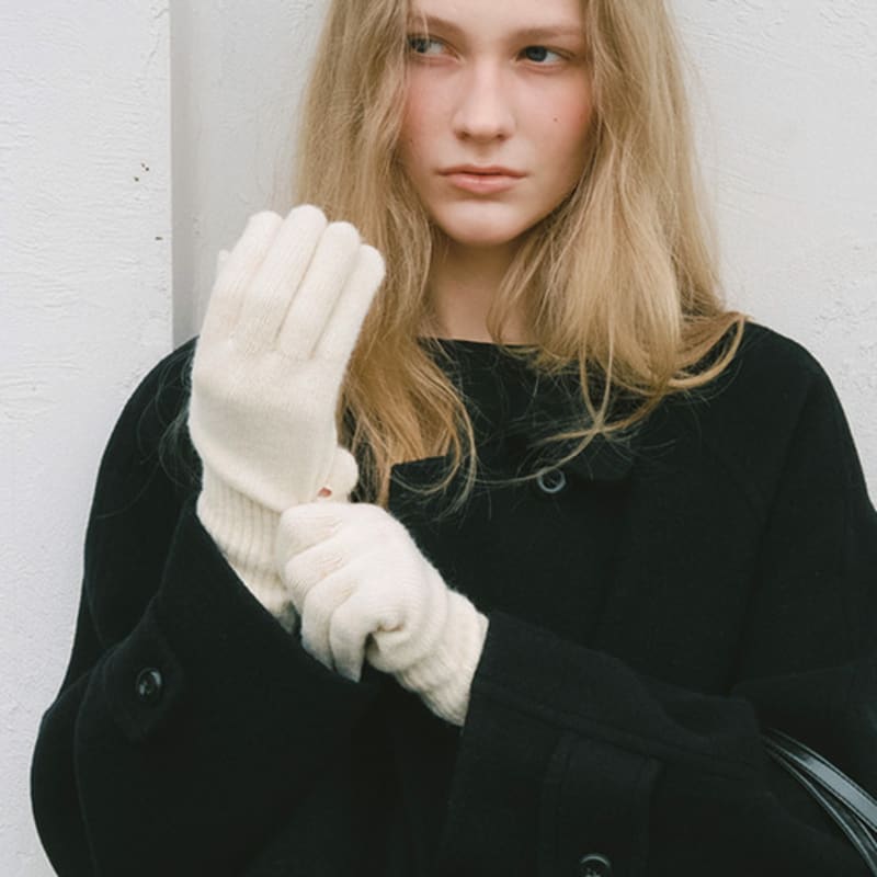 LCVE WOOL KNIT GLOVES [3COLORS]