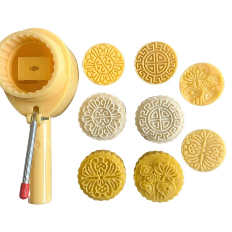 Handgepresste Eishaut-Mondkuchenform, Schokoladenformen, flexible ABS-Kunststoffe, Gebäck-Dessertform für Backbegeisterte