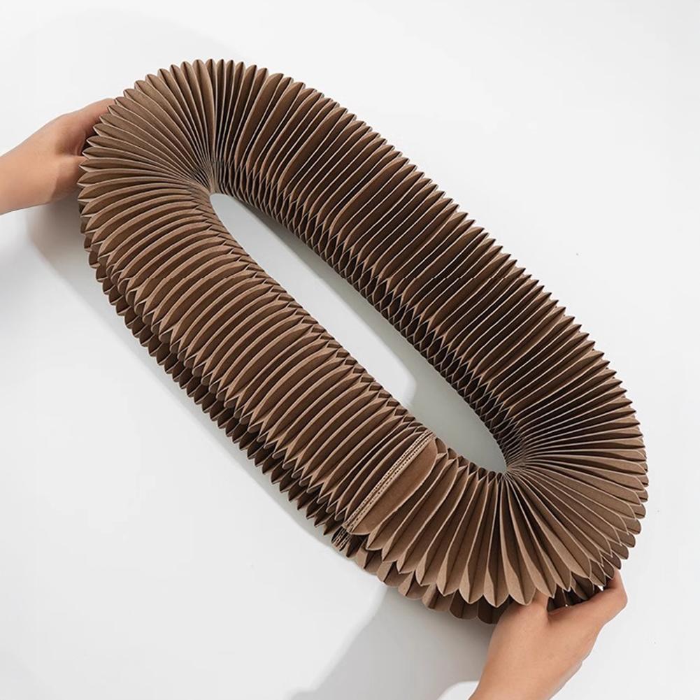 Magic Organ Cat Scratching Board Eco-Friendly Expandable Cat Scratch Pad Corrugated Paper Foldable Cat Tunnel Indoor Play Cat Supplies