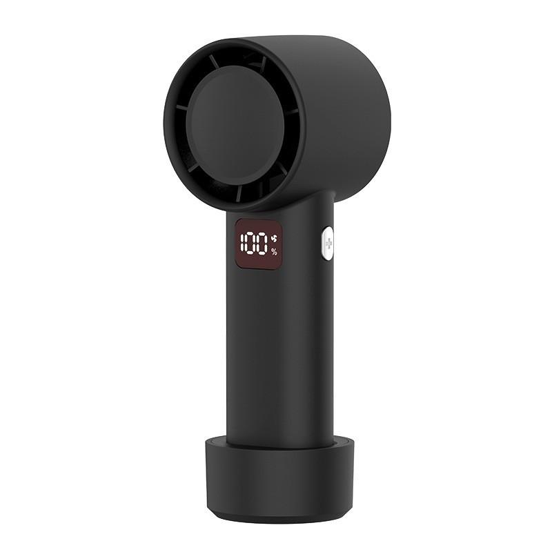 Small Usb Handheld Fan Adjustable Wind Speed High Power Long-lasting Battery Rechargeable Fan