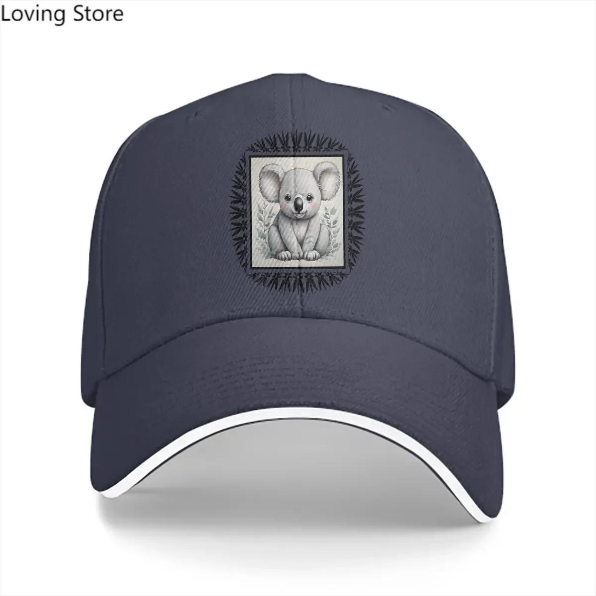 

Summer Cap Sun Visor Cute Baby Hip Hop Australian Koala Peaked Hats One Size