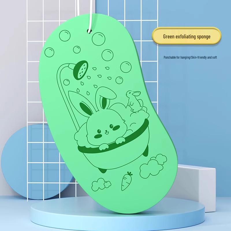 Kinder- & Damen Peelinghandtuch - Schmerzloser Entferner abgestorbener Haut zum Baden & Rückenwaschen