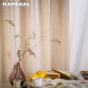 1PC NAPEARL Modern Elegant Sheer Curtain Pleated Fabric Upgrade Window Tulle Curtain for Living Room Bedroom Home Decor