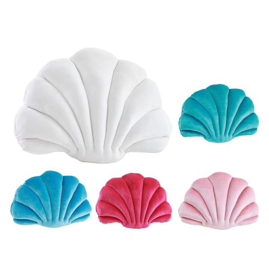 Pillows Cushion Soft Comfortable Plush Sea Ocean Theme Seashell Conch Decorative Pillowslip for Living Room