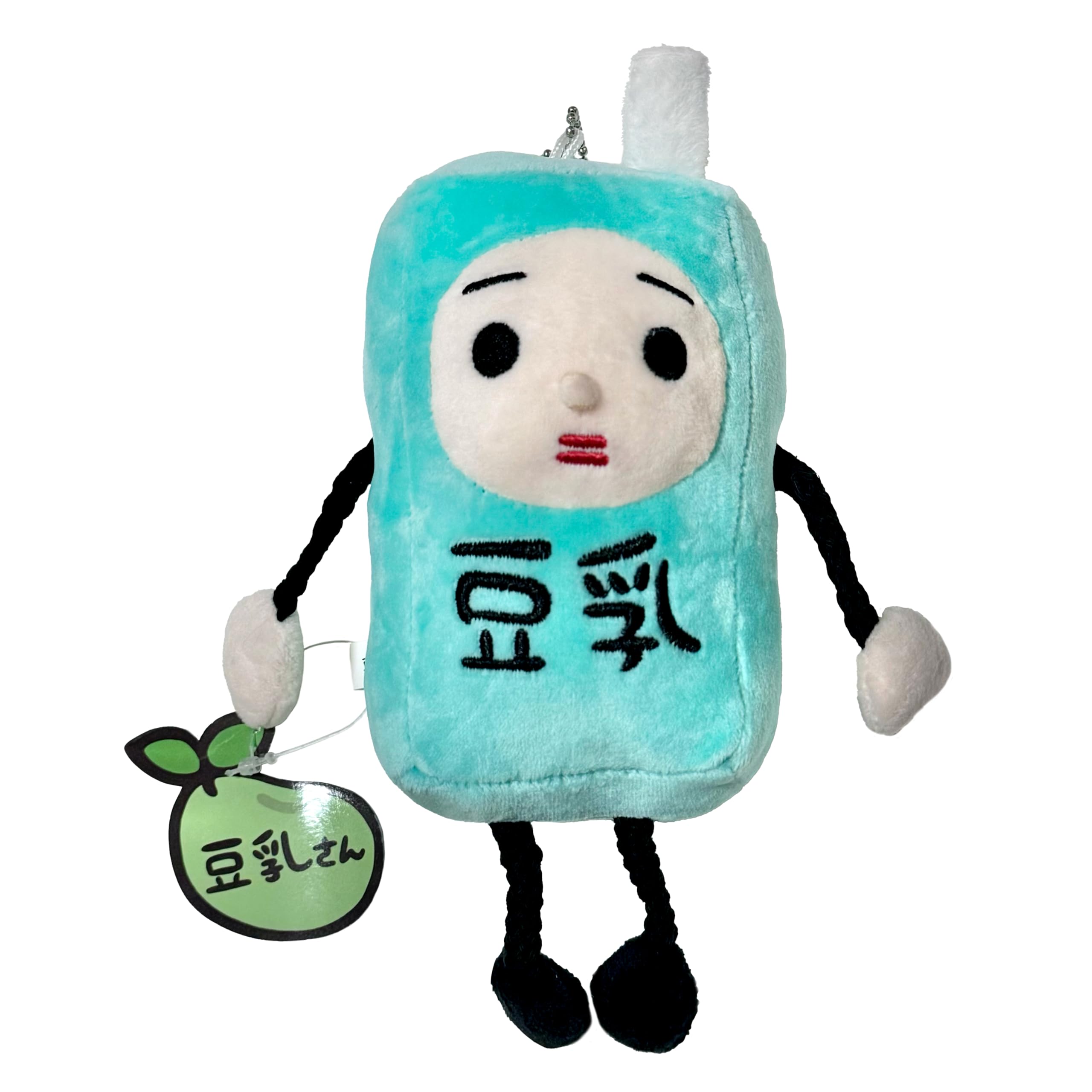 

Stuffed toy mascot key chain (Mr. Soymilk)