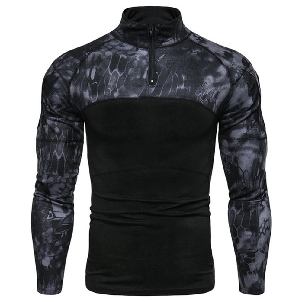 Men's Tactical Camouflage Athletic T-shirts Long Sleeve Men Tactical Military Clothing Combat Shirt Assault ArmyCostume