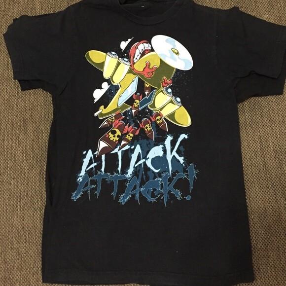 Attack Attack! Band Unisex Black Short Sleeve T Shirt Full Size S-5XL BO428 Unisex T-Shirt L