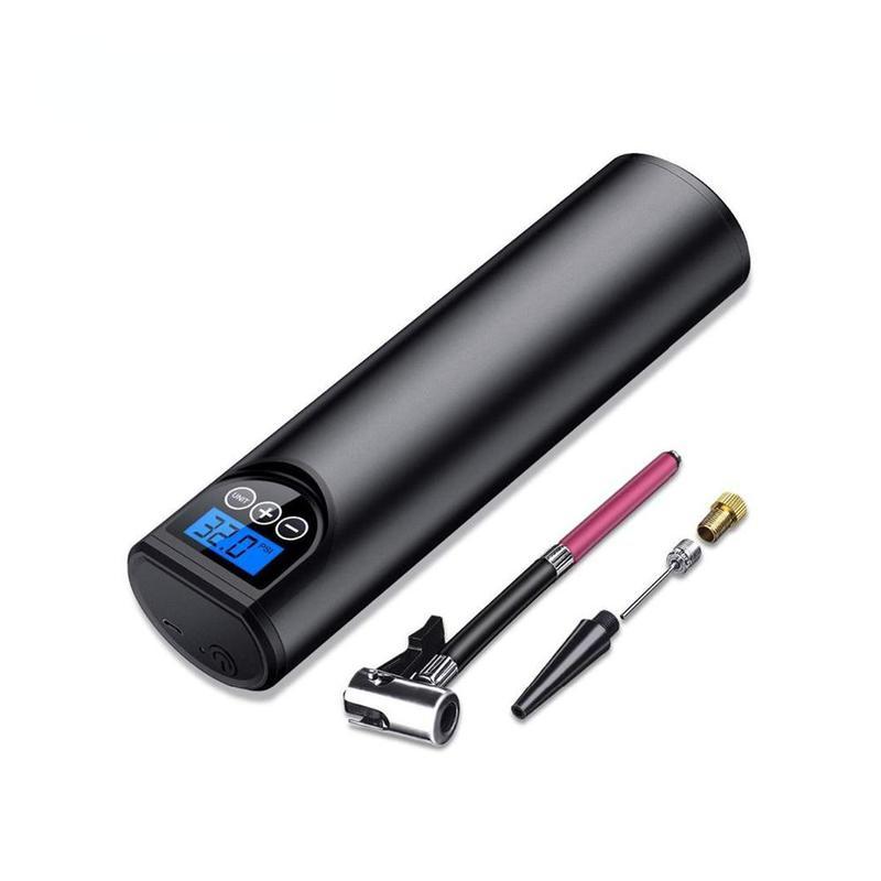 

150 PSI Давление в шинах ЖК-дисплей Беспроводной портативный воздушный компрессор для накачивания шин Электрический воздушный насос чёрный