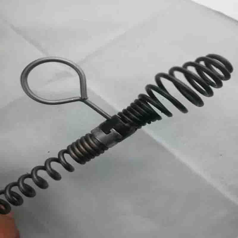3 Meter Household Drain Pipe Dredger Extension Spring Set with Compression Spring And Connector - Sewer Cleaning Tool