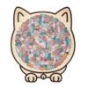 Cats Shaped Morandi Wooden Educational Puzzle