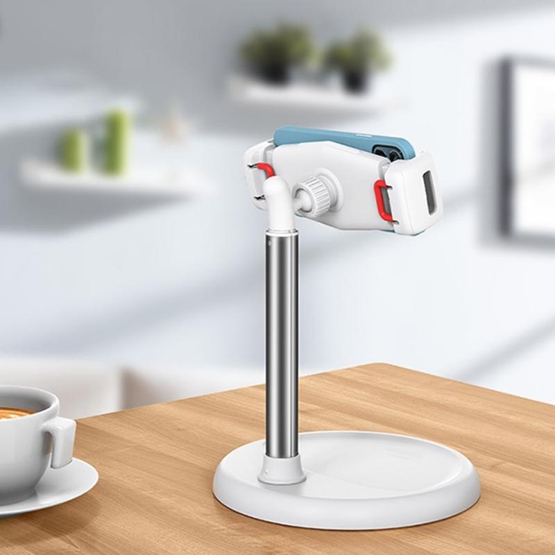 Adjustable Height Angle Mobile Phone Holder Bracket Floor Table Sofa Tablets Stand for 4-12.9in for Creative Gift