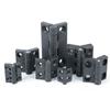 Professional ABS Plastic Plastic Door Hinge Black Durable Cabinet Door Hinge Hardware Wear-resistant Door Bearing For Furniture