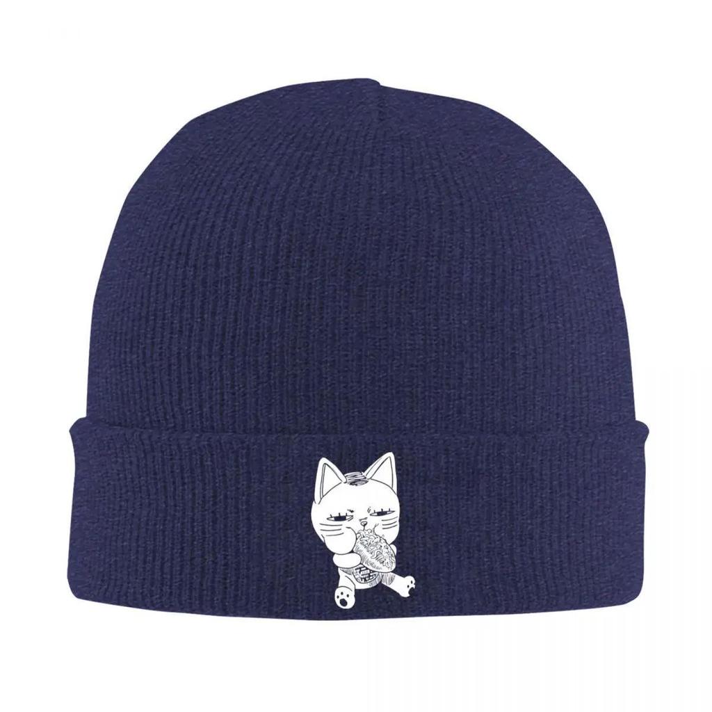 Dandadan Turbo Cat Glizzy Knitted Hat for Women Men Beanies Autumn Winter Hats Cool Anime Manga Warm Melon Cap