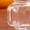 1Pc 40ml Mini Jam Honey Jar Portable Leakproof Coffee Milk Juice Bottle With Lid Home Party Bar Vodka Spirits Shot Glass