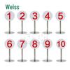 Weisi Shooting Range Target Number Plates