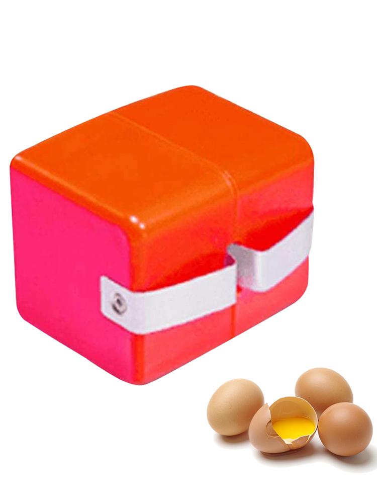 

Портативный открывалка для яиц Ручной крекер Кубики скорлупы Разламывание Приготовление Выпечка Кухонные принадлежности Аксессуары красный