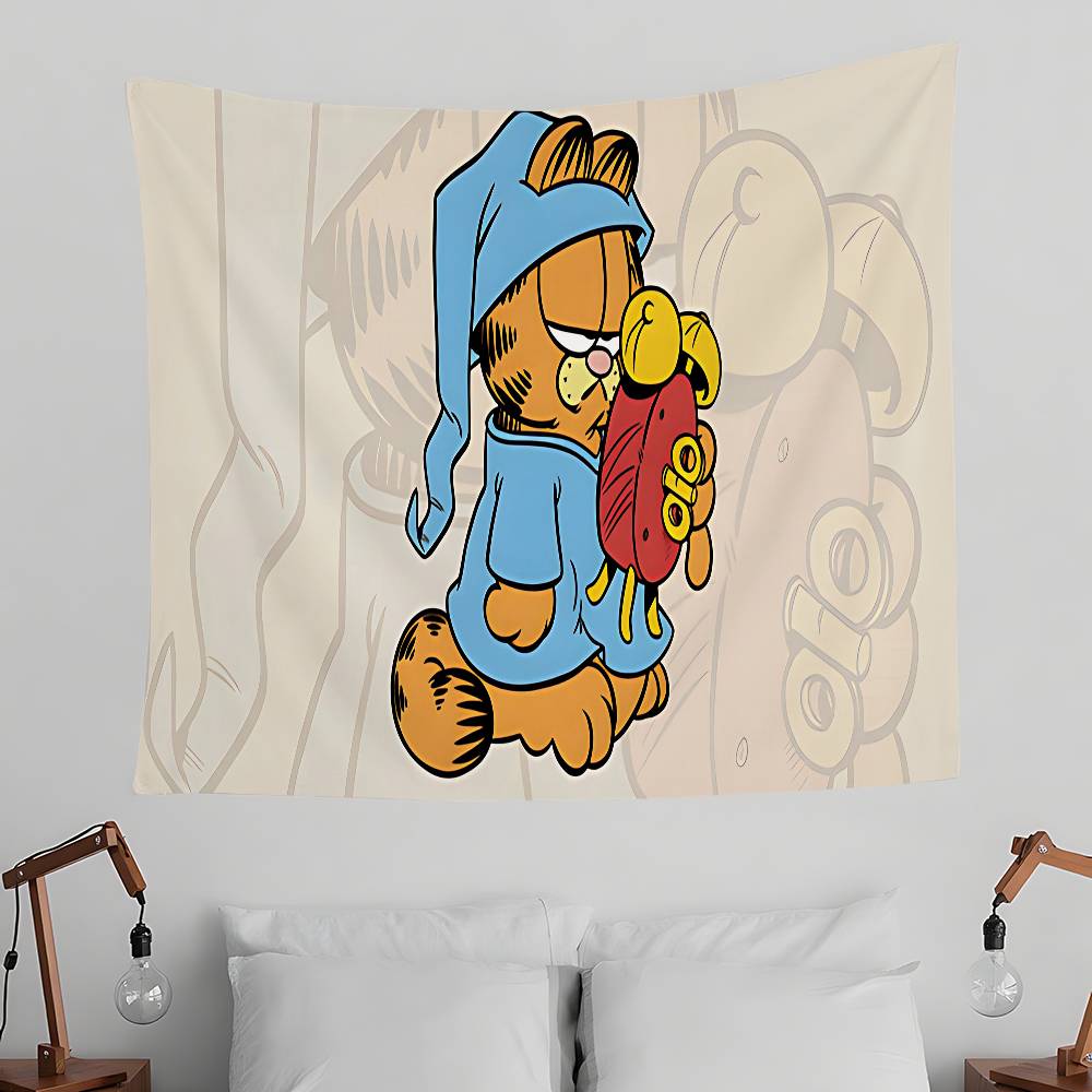 

GGarfieldS Animation Tapestry Wall Hanging Tapestry Art Deco Blanket Curtain Hanging At Home Bedroom Living Room Decor 74x94cm(29x37in)