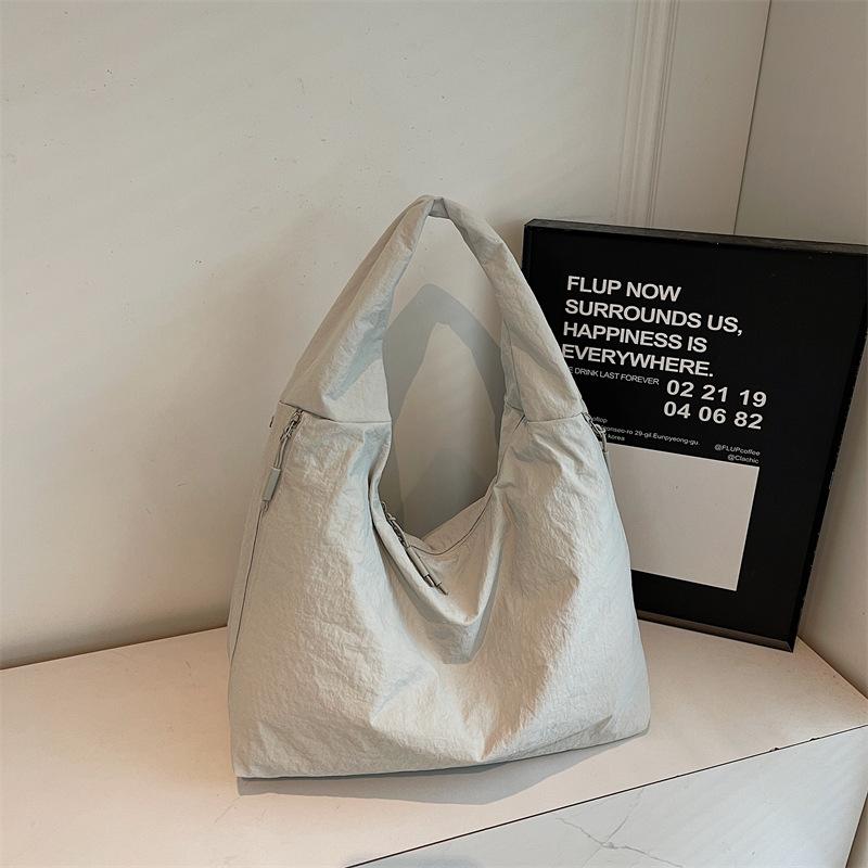 Literarischer Stil Retro Lässige Umhängetasche 2025 Herbst Neu Lässiger Stil Tragetasche Schulter Unterarm Canvas Tasche