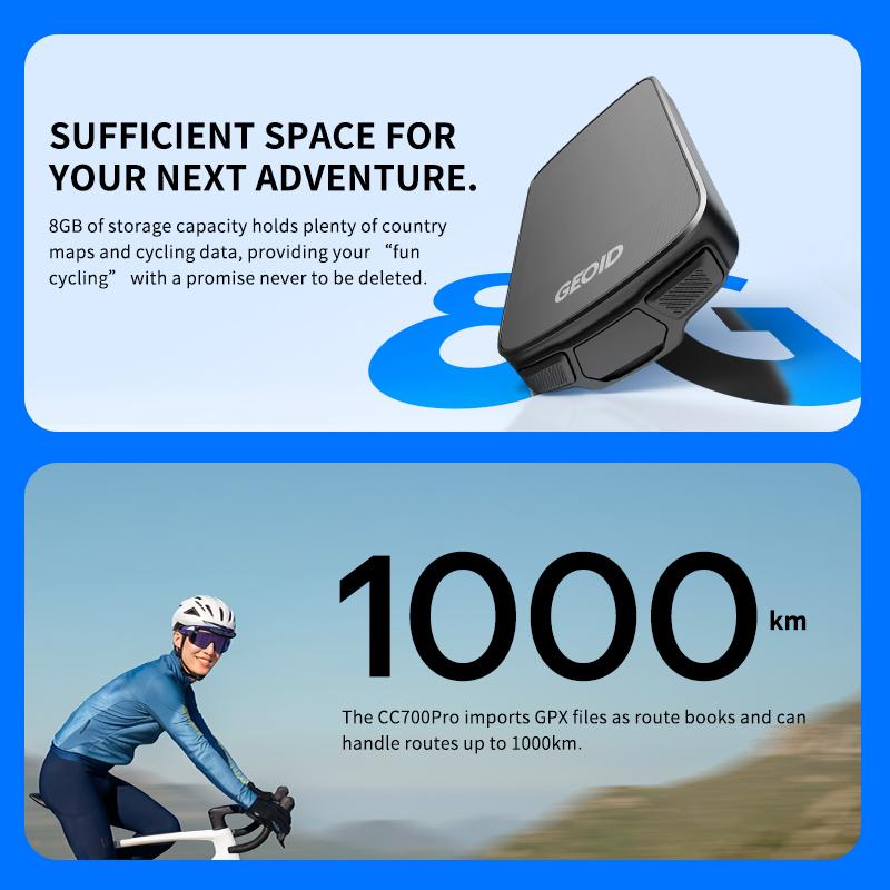 GEOID CC700 Pro Bicycle Computer GPS 2.8" Inch Touchscreen Bike Speedometer Global Map Navigation Cycling Odometer for Strava2