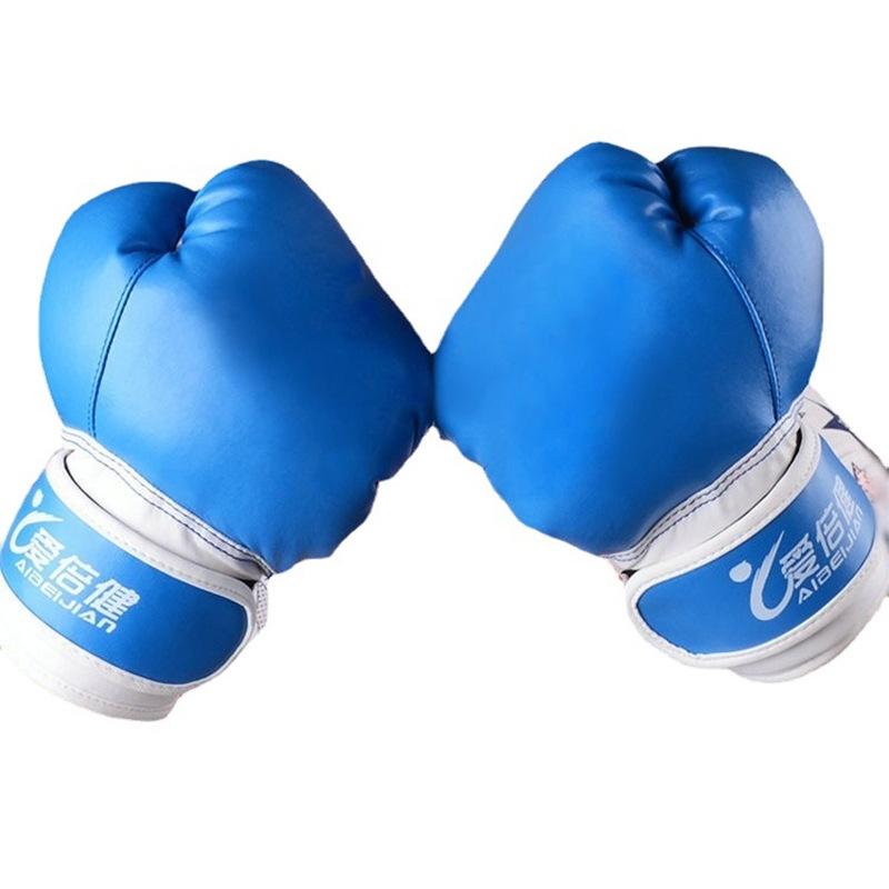 Boxing Gloves for Kids Children Fighting Sanda Muay Thai Karate Gloves PU Leather Boys Kick Boxing Training Equipment