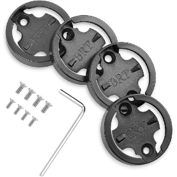 Bike Mount for Garmin - [4-Pack] Replacement Adapter Insert Compatible with Garmin Out Front Cycling Computer Mounts, Bicycle GPS Computer Insert Bike Mount for Bryton