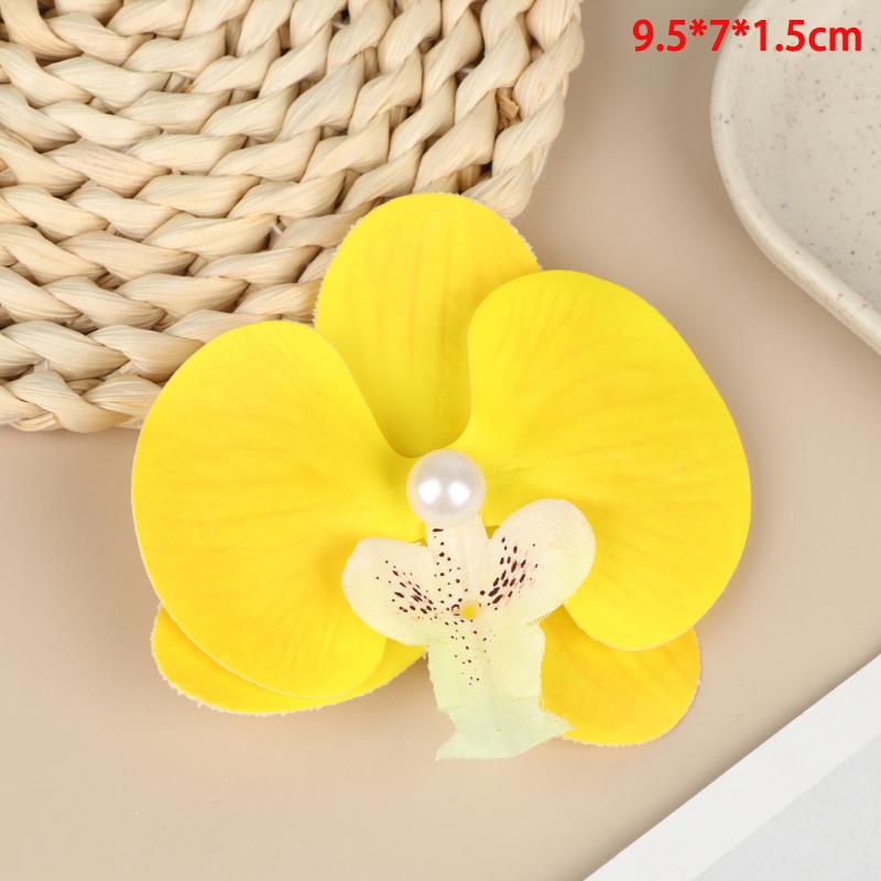 Artificial Flower Hair Clip Boho Simulation Floral Hair Barrettes Photo Props Hair Accessories For Beach Vacation Daily Wear