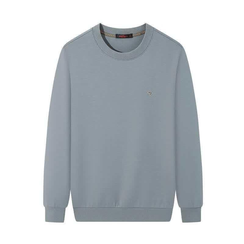 Men's Xinjiang Cotton Round Neck Pullover Sweatshirt
