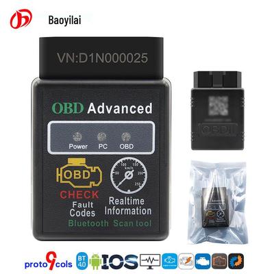 HH OBD 327 V1.5 Bluetooth 4.0 9 Protokollü Araç Tarayıcı, ELM, Android ve Apple'ı Destekler