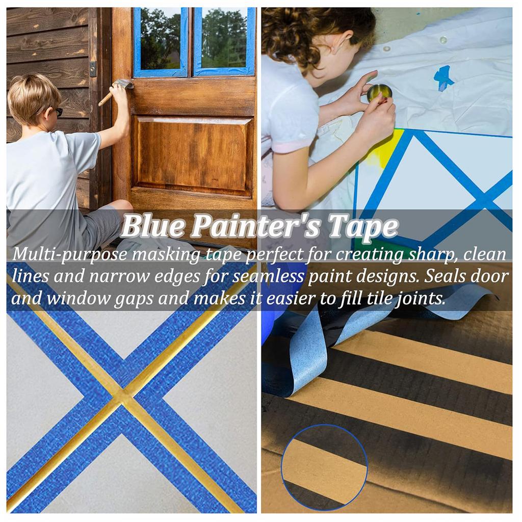 Painter Tape Applicator Masking Paint Tape Applicator Portable Masking Paint Tape Dispenser Cutter for Painting Trim Door Frames